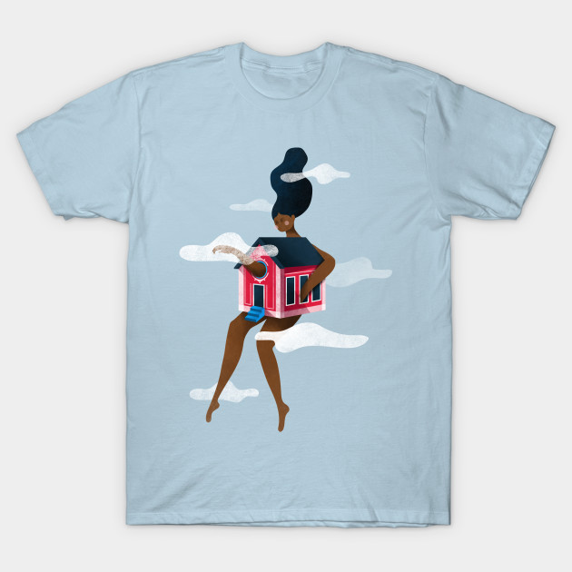 Girl in a house